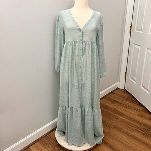 BB Dakota Light Green Maxi Dress